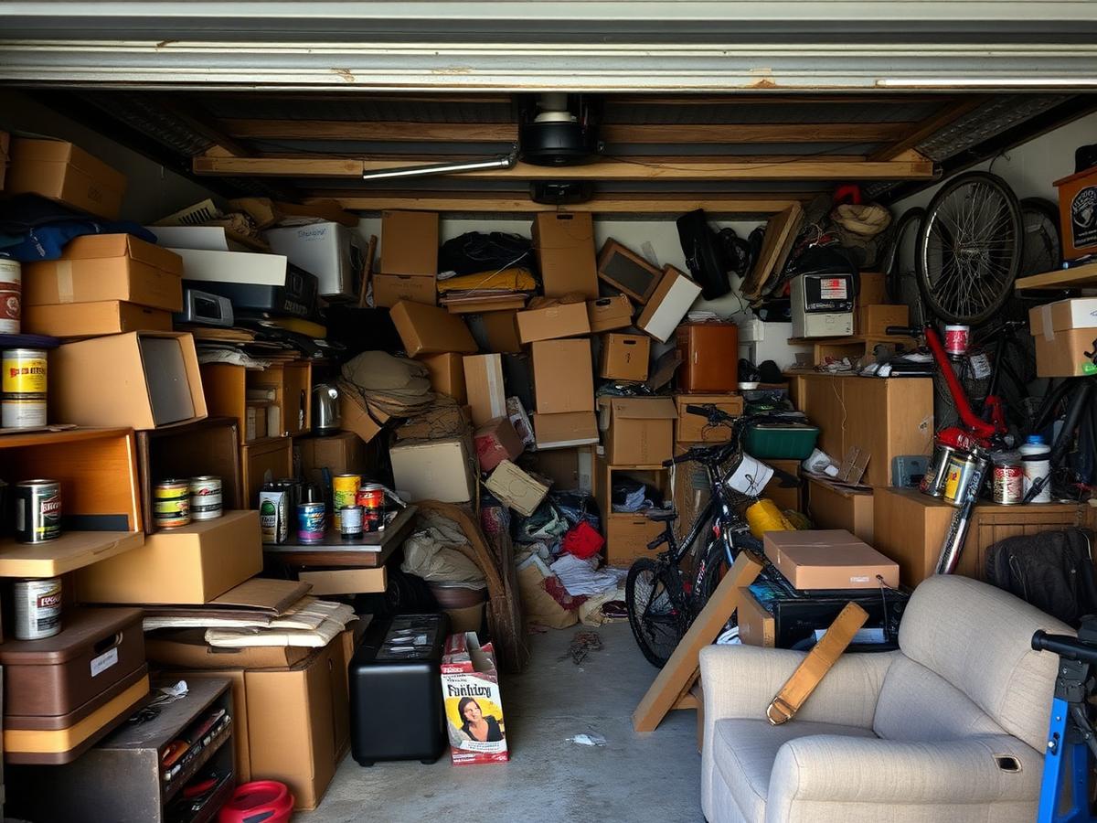 2-Car Garage Cleanout — before